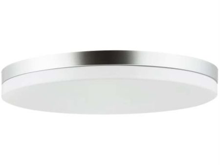 Sunlite 13-in Round LED Solid Band Fixture CCT Tunable White Finish - 120w-equiv Online Hot Sale