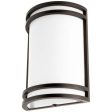 Sunlite 15w LED Wall Sconce Fixture CCT Tunable Oil Rubbed Bronze Finish For Sale