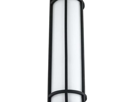 Sunlite 24-in CCT Tunable Outdoor Decorative Wall Sconce 100-277v Black finish Online