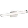 Sunlite 24-in 24w CCT Tunable Brushed Nickel LED Linear Bar Vanity Light Fixture Online Sale