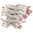 Vickerman 100Lt LED Magenta White Wire Wide Angle EC Set 4-in x 34 ft Long Online Hot Sale