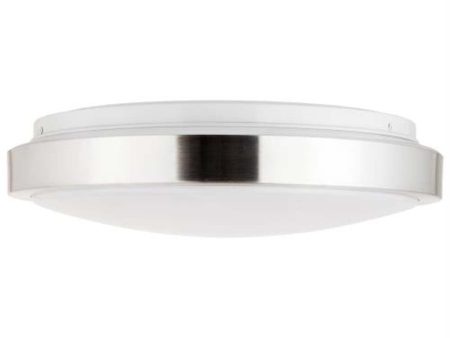 Sunlite 11-in 15w Round LED Solid Band Fixture CCT Tunable White Finish Hot on Sale