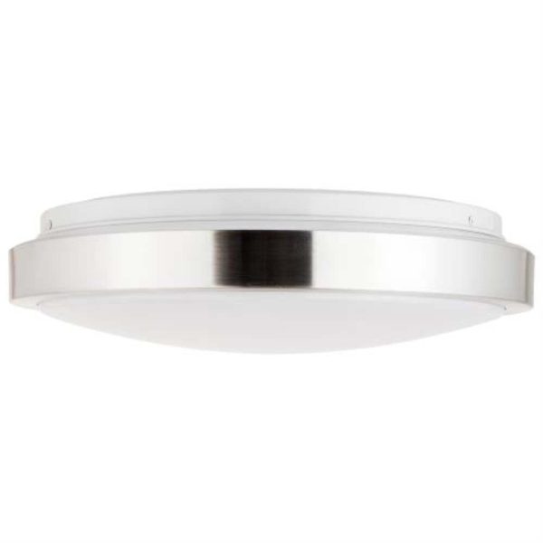 Sunlite 11-in 15w Round LED Solid Band Fixture CCT Tunable White Finish Hot on Sale