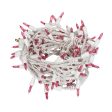 Vickerman 100Lt LED Magenta White Wire Italian EC 4-in x 34 ft Long Online Sale