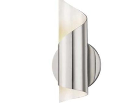 Sunlite 4w Brushed Nickel Finish Decorative Wall Steel Swirl Sconce Fixtures Cheap