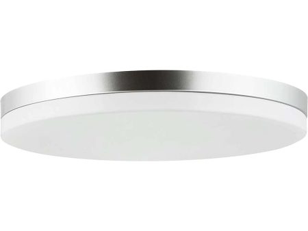 Sunlite 10-in 15w Round LED Solid Band Fixture CCT Tunable White Finish For Sale