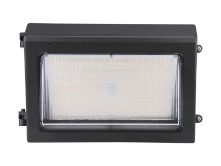 Nuvo LED Wall Pack Bypassable Photocell Wattage and CCT Selectable 120-277v For Cheap