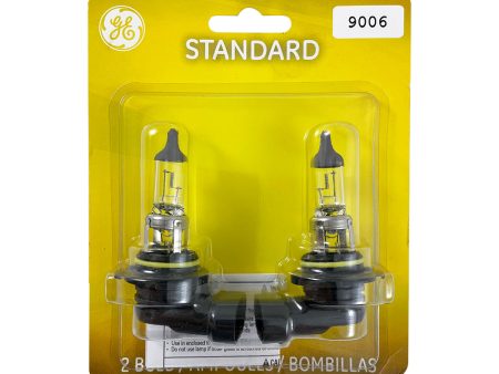 2Pk - GE 9006 BP2 - 55w 12.8v Miniature T4 P22d Base Automotive Bulb Supply