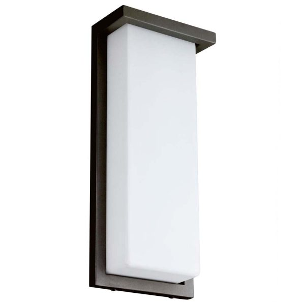 Sunlite 14-in 12w Oil Rubbed Bronze Finish Outdoor Modern Wall Sconce Fixture Hot on Sale