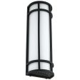 Sunlite 18-in CCT Tunable Outdoor Decorative Wall Sconce 100-277v Black finish Online now