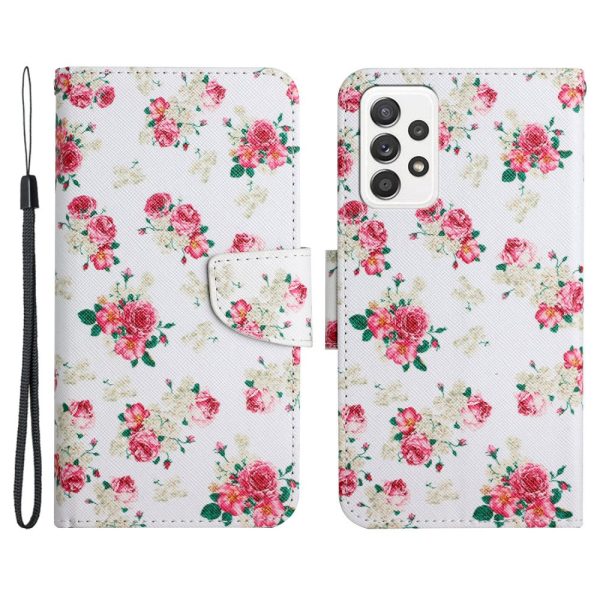 Wonderland Samsung Galaxy A53 5G flip case - Red Peony Online Sale