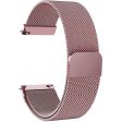 Garmin Vivomove Luxe milanese stainless steel watch strap - Rose Pink Hot on Sale