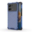 Bofink Honeycomb Xiaomi Redmi Note 13R Pro cover - Blue Online Sale