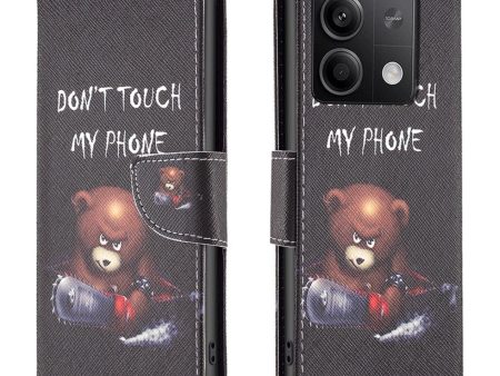 Wonderland Xiaomi Redmi Note 13 flip case - Bear Fashion