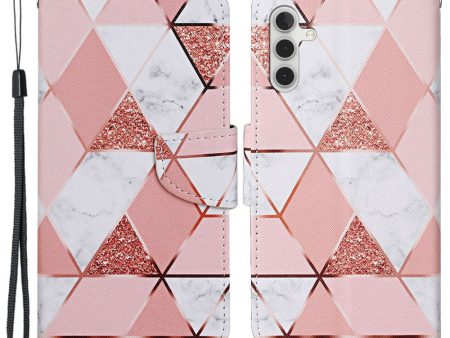 Wonderland Samsung Galaxy A55 flip case - Marble Pattern For Cheap