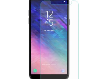 Samsung Galaxy A6 Plus arc edge tempered glass screen protector Online