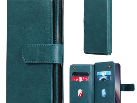 10-slot wallet case for OnePlus Nord CE 5G - Dark Green Fashion