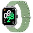 Xiaomi Redmi Watch 4 Silicone Strap Ocean Sport Watch band with Transparent Case - Light Green Cheap