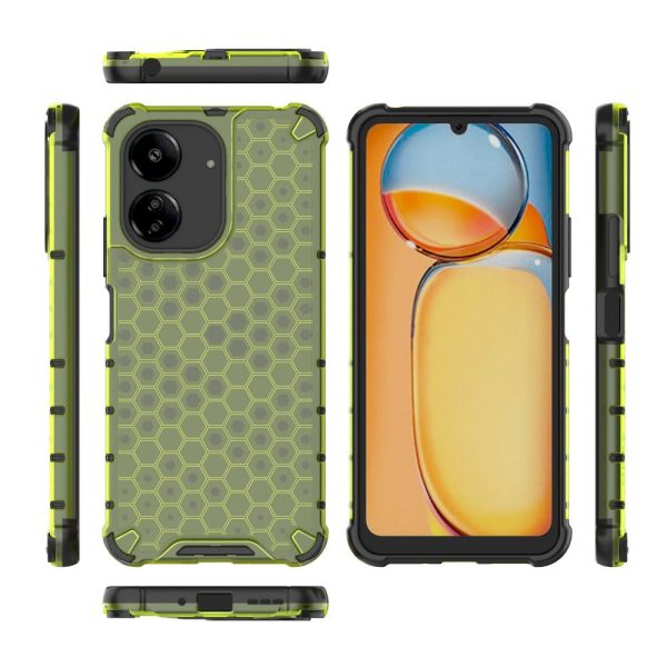 Bofink Honeycomb Xiaomi Redmi 13C   Xiaomi Poco C65 cover - Green on Sale