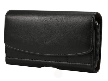 Universal horizontal leather case with belt clip for 6.7-6.9 inch Phone For Sale