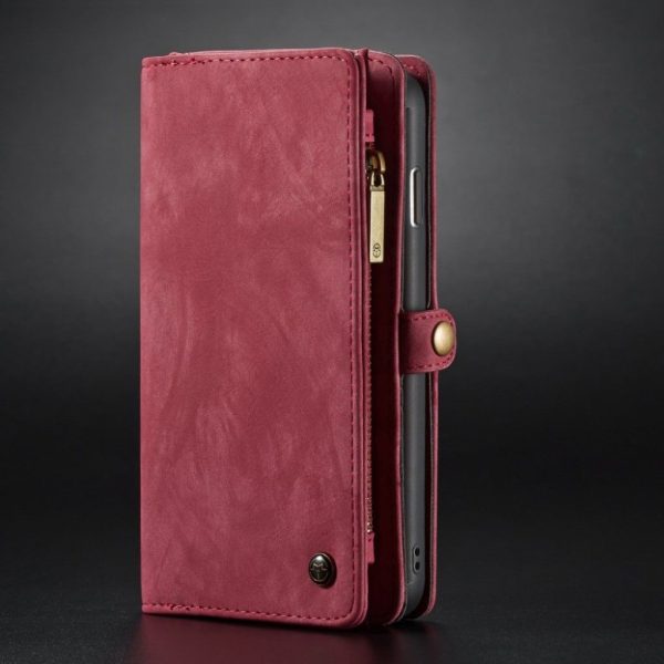 CASEME Samsung Galaxy S10 Plus multi-functional split leather case - Red Online