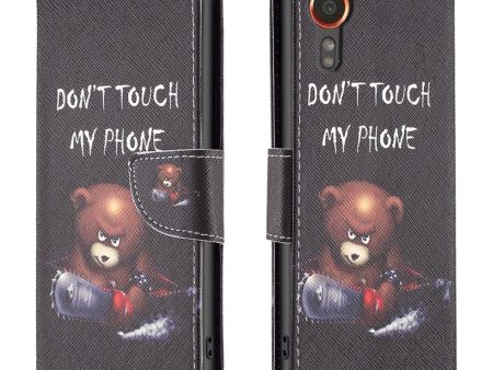 Wonderland Samsung Galaxy Xcover 7 flip case - Bear For Sale