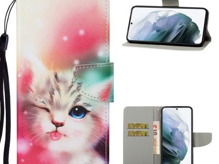 Wonderland Samsung Galaxy S21 FE flip case - Cute Cat Online