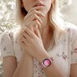 Garmin Vivomove Luxe milanese stainless steel watch strap - Rose Pink Hot on Sale