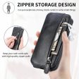 Vertical Xiaomi Redmi Note 13 flip phone case with zipper - Black Cheap