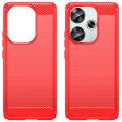 Carbon Flex Xiaomi Poco F6   Xiaomi Redmi Turbo 3 cover - Red For Cheap