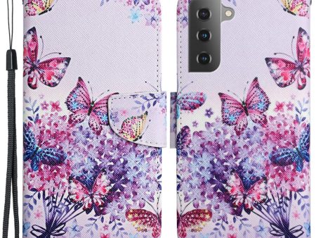 Wonderland Samsung Galaxy S22 Plus flip case - Beautiful Butterfly Hot on Sale