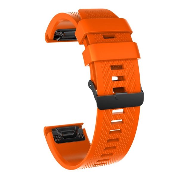 Garmin Forerunner 935   Fenix 5   5 Plus silicone watch band - Orange For Discount