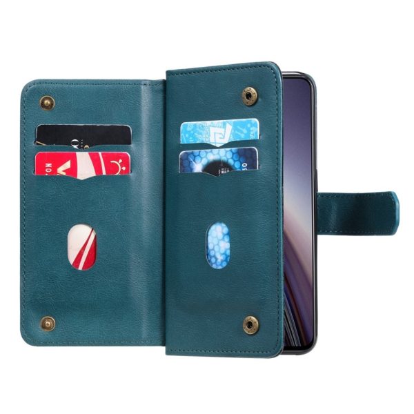 10-slot wallet case for OnePlus Nord CE 5G - Dark Green Fashion