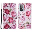 Wonderland Samsung Galaxy A53 5G flip case - Peony Flowers For Discount