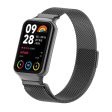 Xiaomi Smart Band 8 Pro Magnetic Band Stainless Steel Milanese Watch Strap with Connector - Black Online Sale