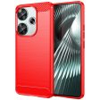 Carbon Flex Xiaomi Poco F6   Xiaomi Redmi Turbo 3 cover - Red For Cheap