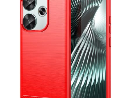 Carbon Flex Xiaomi Poco F6   Xiaomi Redmi Turbo 3 cover - Red For Cheap