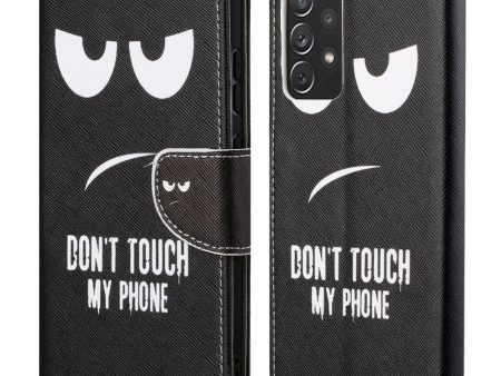 Wonderland Samsung Galaxy A73 flip case - Don t Touch My Phone Discount