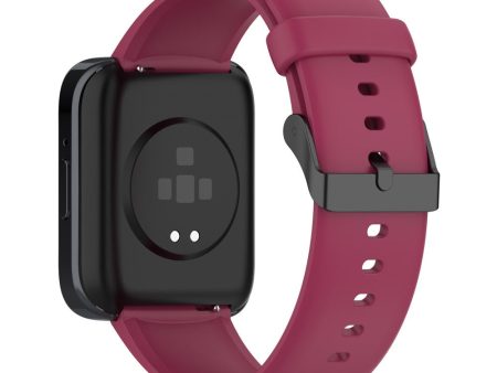 SKG V9   V9 Pro   Huami Amazfit Bip 5   Bip 5 Unity Watch Strap Liquid Silicone Band Replacement - Wine Red Online