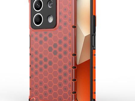 Bofink Honeycomb Xiaomi Redmi Note 13 cover - Red Discount