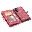 CaseMe Samsung Galaxy S22 Ultra Zipper Wallet - Red Online Sale