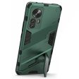 Shockproof hybrid cover with a modern touch for Xiaomi 12 Pro - Green Discount