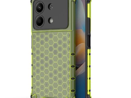 Bofink Honeycomb Xiaomi Redmi Note 13R Pro cover - Green For Sale