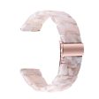 20mm smooth resin watch strap for Garmin watch - Pink   White on Sale