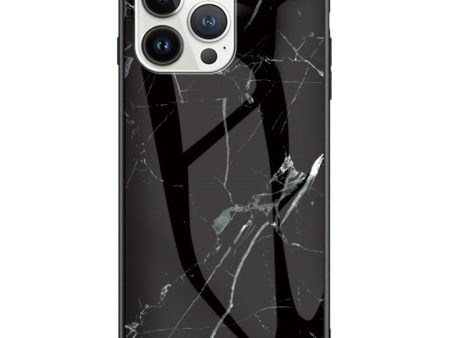 Fantasy Marble iPhone 14 Pro cover - Black Marble Online now