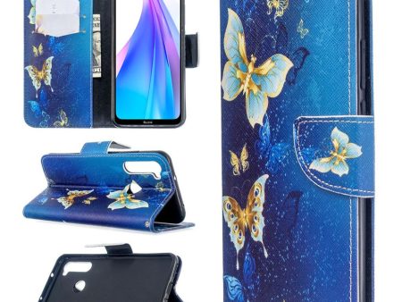 Wonderland Xiaomi Redmi Note 8T flip case - Metal Butterflies Supply