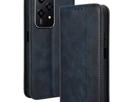 Bofink Vintage Honor 200 Lite leather case - Blue Fashion