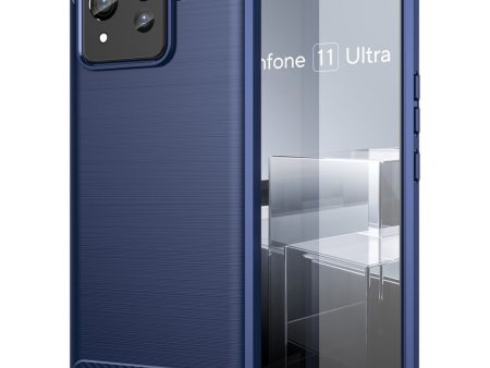 Carbon Flex Asus Zenfone 11 Ultra cover - Blue Discount