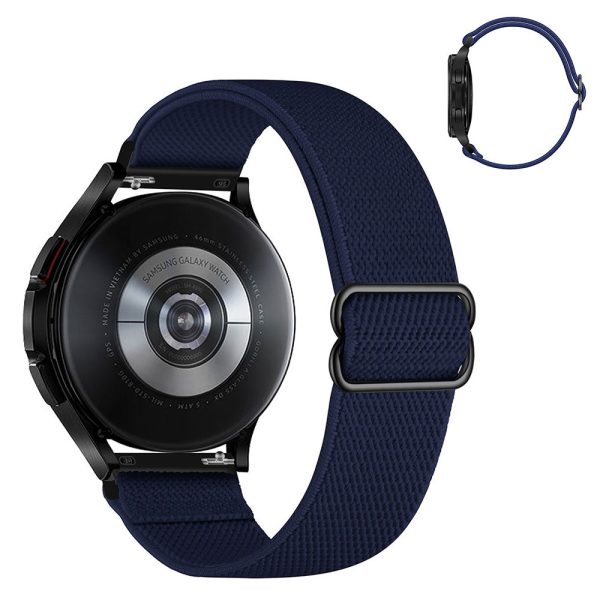 20mm Universal nylon elastic watch strap - Midnight Blue Online Hot Sale