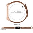 Xiaomi Smart Band 8 Genuine leather strap with rose gold cover - Brown Sale